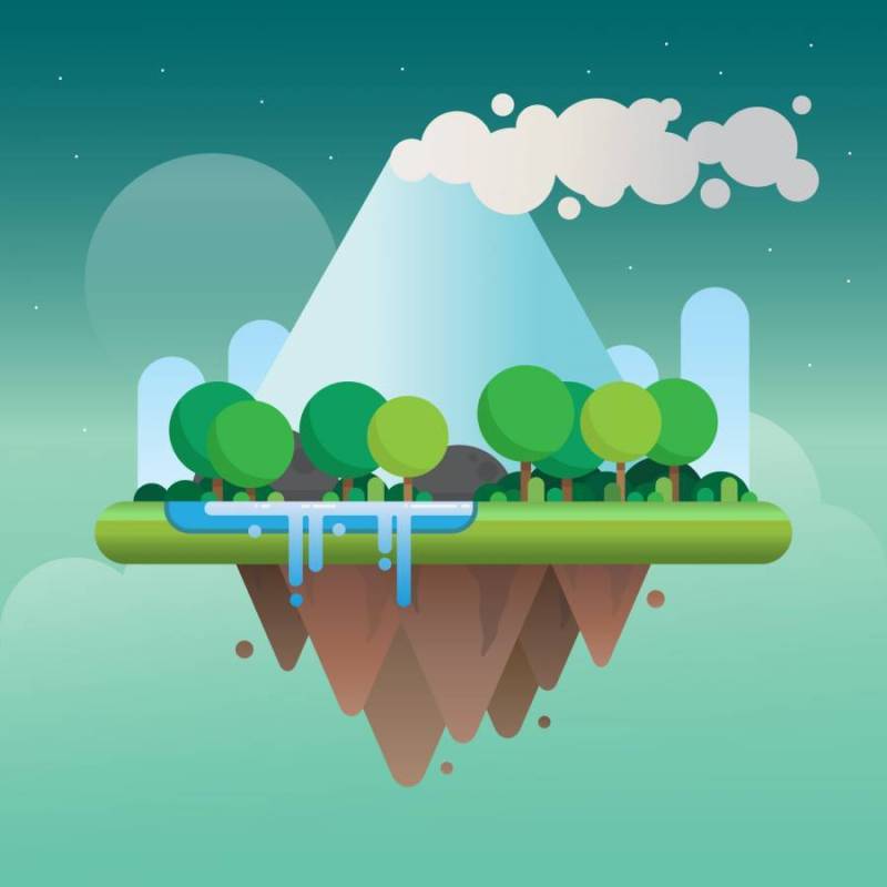 地表结构和景观图