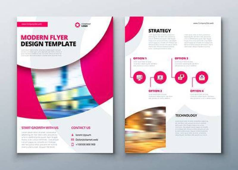 宣传单版式设计