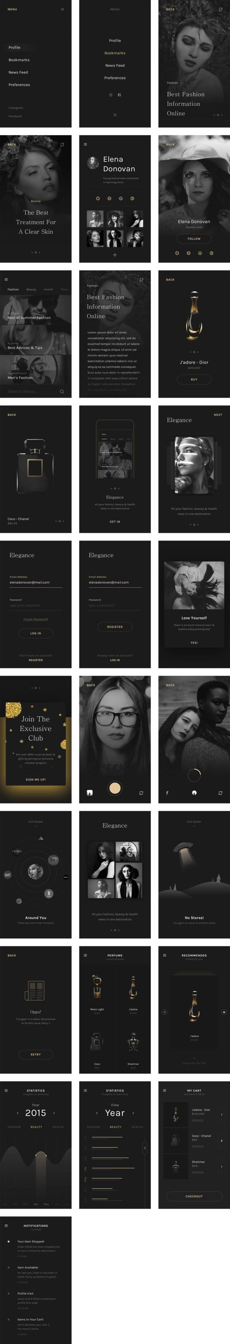 Elegance 时尚界面包