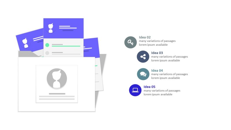 紫色销售支付场景PPT信息可视化图表22