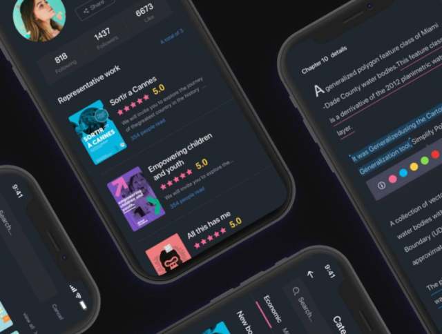 在Sketch。中设计的iOS电子书阅读应用UI工具包,PostIt iOS UI工具包 在Sketch。中设计的iOS电子书阅读应用UI工具包,PostIt iOS UI工具包