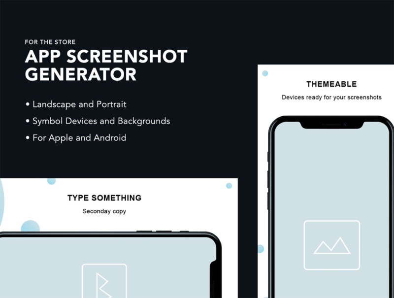 适用于Apple和Android的App Store图标和屏幕截图模板。，App Store Asset Generator