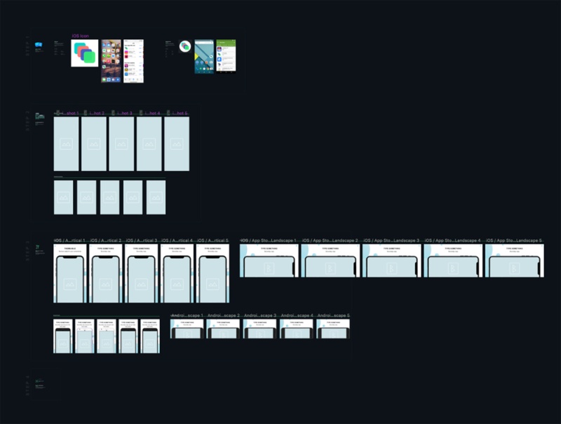 适用于Apple和Android的App Store图标和屏幕截图模板。，App Store Asset Generator