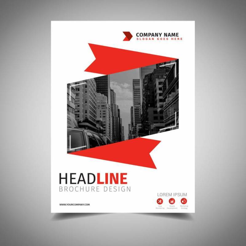 丝带宣传册设计