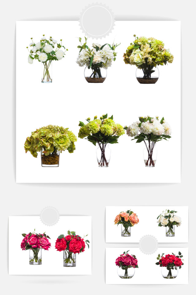 花瓶花朵元素 花瓶花朵元素