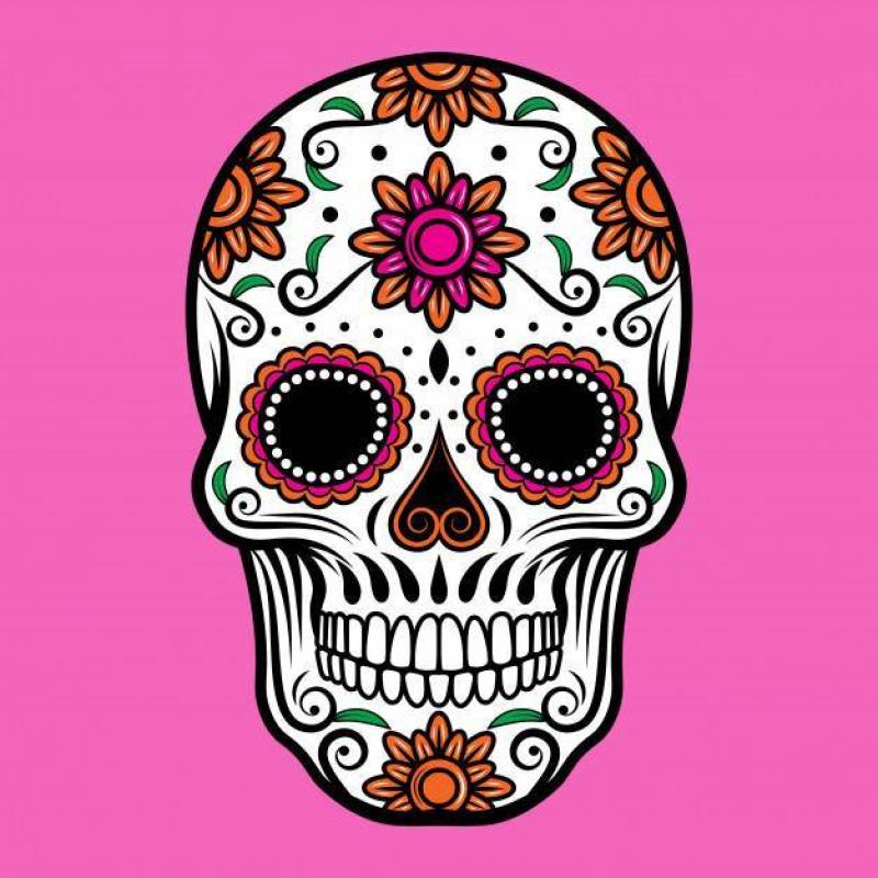 Ornamental sugar skull