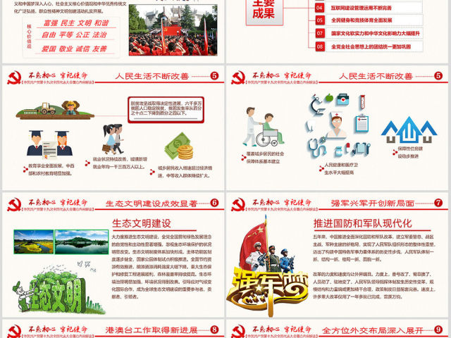 聚焦十九大报告解读ppt十九大讲话学习 聚焦十九大报告解读ppt十九大讲话学习