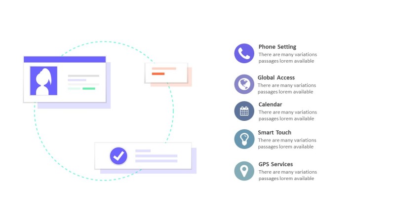 紫色销售支付场景PPT信息可视化图表30