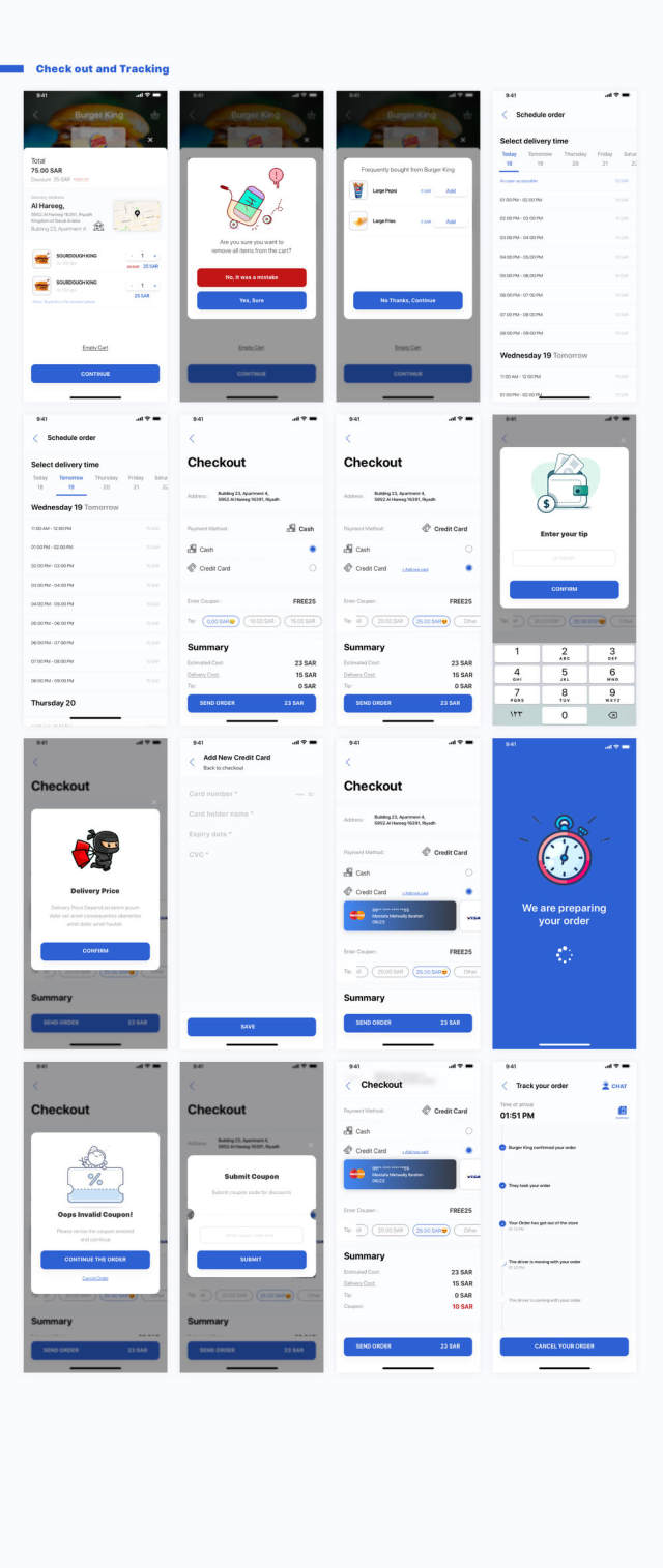 Adobe XD和Sketch Food Delivery UI Kit,Food Delivery App V 2.0 Adobe XD和Sketch Food Delivery UI Kit,Food Delivery App V 2.0