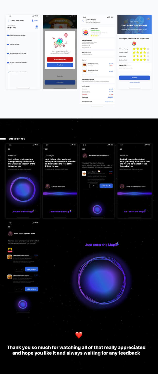Adobe XD和Sketch Food Delivery UI Kit,Food Delivery App V 2.0 Adobe XD和Sketch Food Delivery UI Kit,Food Delivery App V 2.0