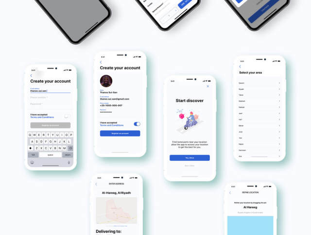 Adobe XD和Sketch Food Delivery UI Kit,Food Delivery App V 2.0 Adobe XD和Sketch Food Delivery UI Kit,Food Delivery App V 2.0