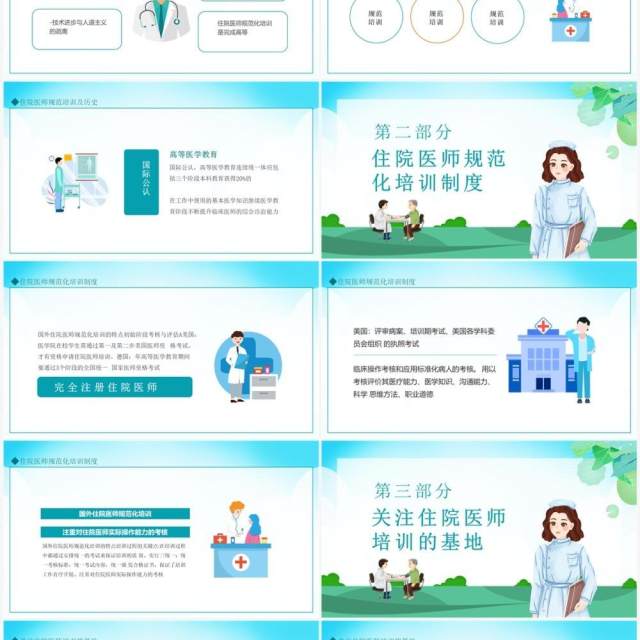 住院医师规范化培训基地检查动态PPT模板 住院医师规范化培训基地检查动态PPT模板
