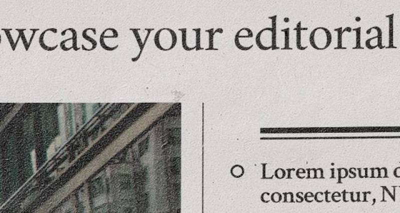 每日报纸Psd Mockup