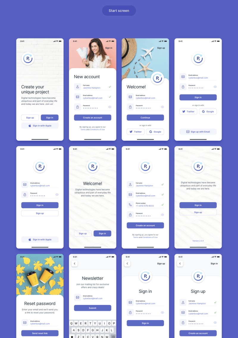 对于电子商务，电子商务Runstore UI工具包70个独特而时尚的屏幕