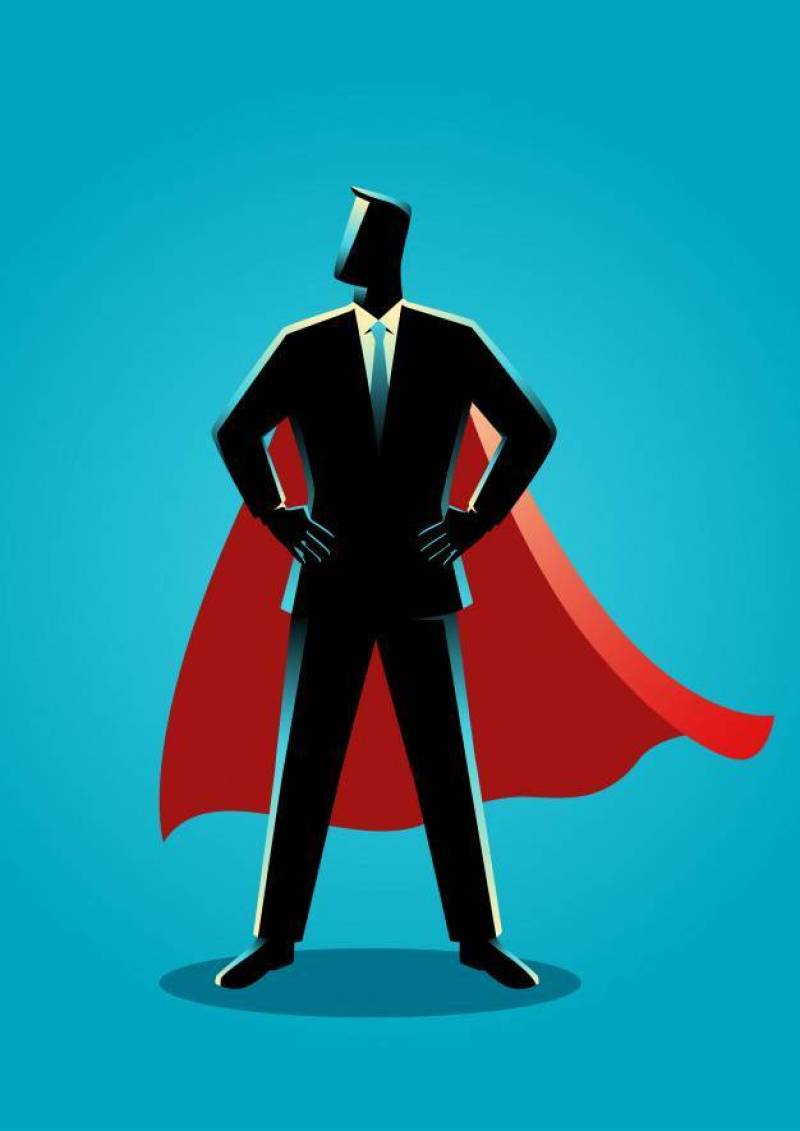 作为超级英雄的商人