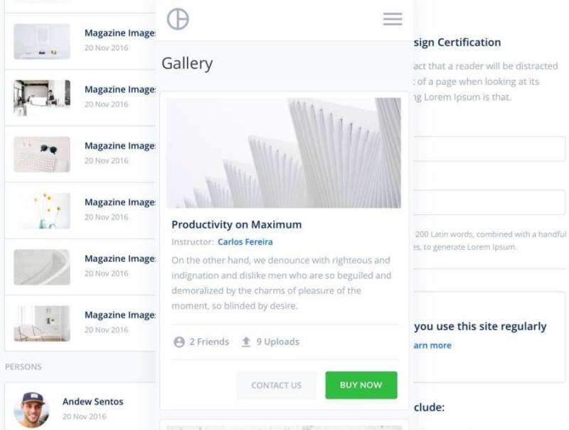 用于Sketch和XD，Mobile Flat Dashboards UI Kit的48个Flat Dashboard UI屏幕