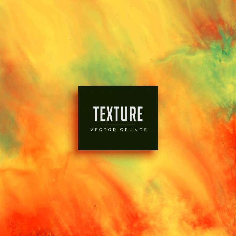 多彩的水彩背景纹理油漆