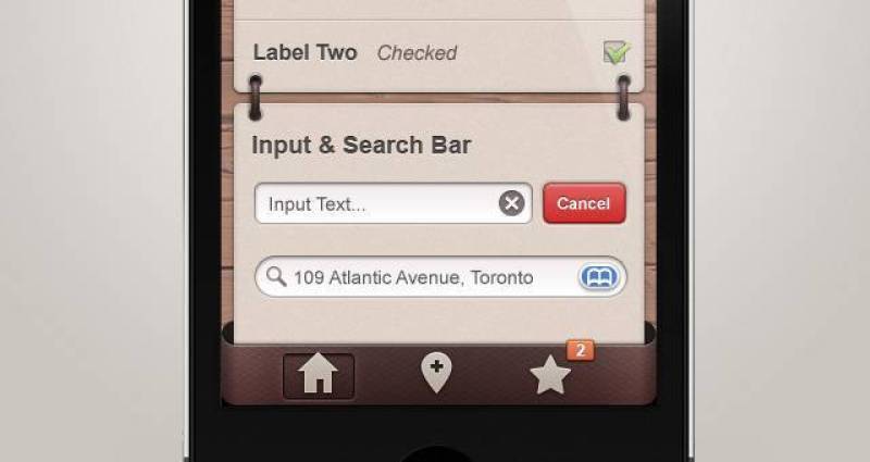 开胃iPhone UI工具包PSD 开胃iPhone UI工具包PSD