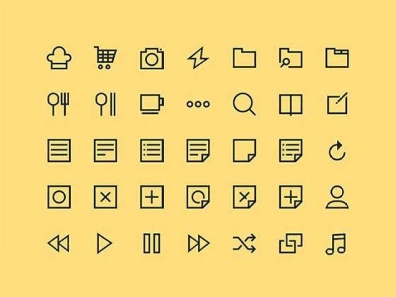 Essential Line Icons