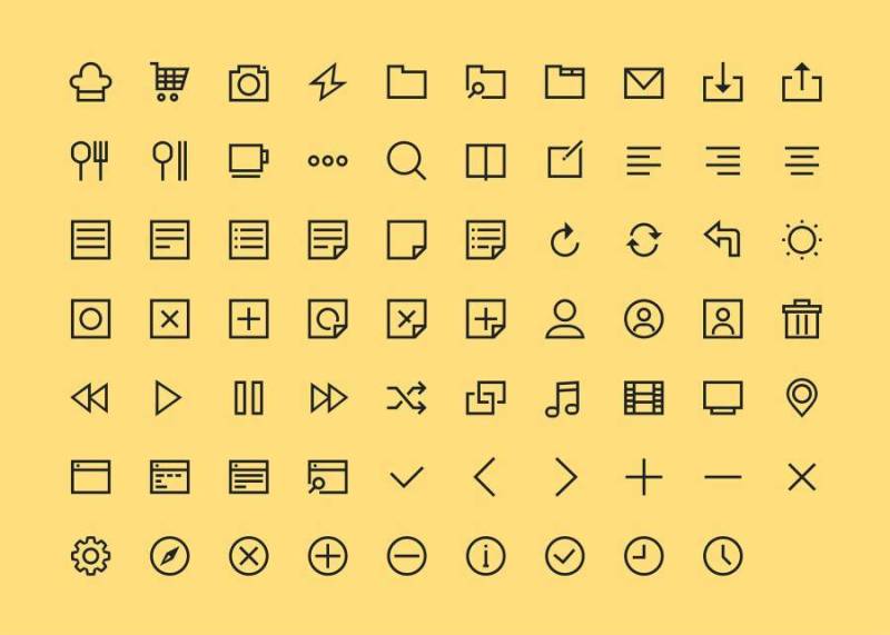 Essential Line Icons