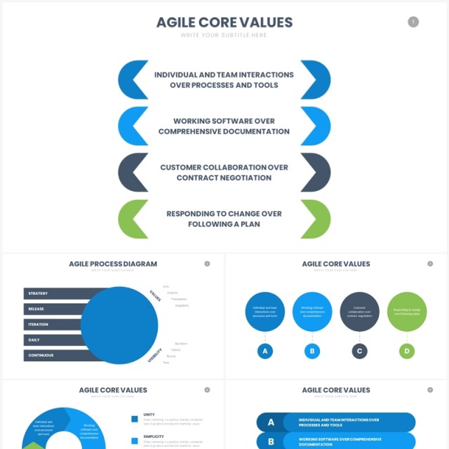 敏捷谷歌幻灯片模板Agile Google Slides Template