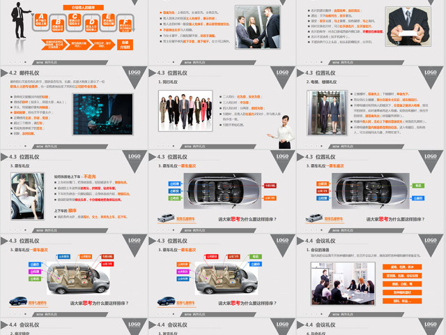 高端大气商务礼仪职业形象培训PPT模板