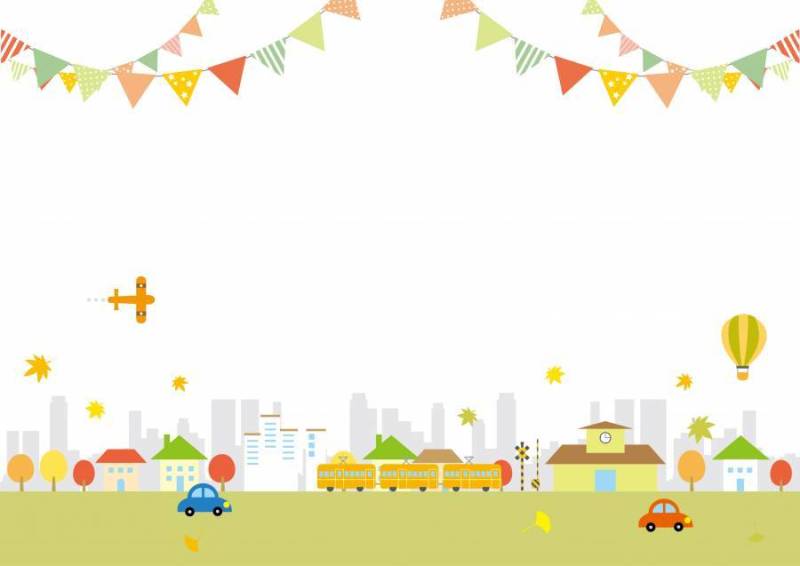 城市景观标志秋季帧