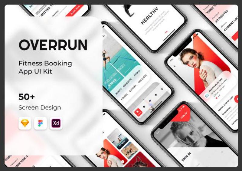 超支-健身、美容和活动预订Overrun - Fitness, Beauty & Events Booking