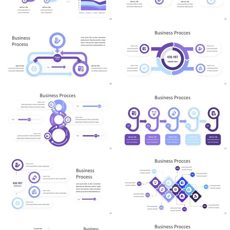 商业业务流程图PPT信息图模板business process powerpoint