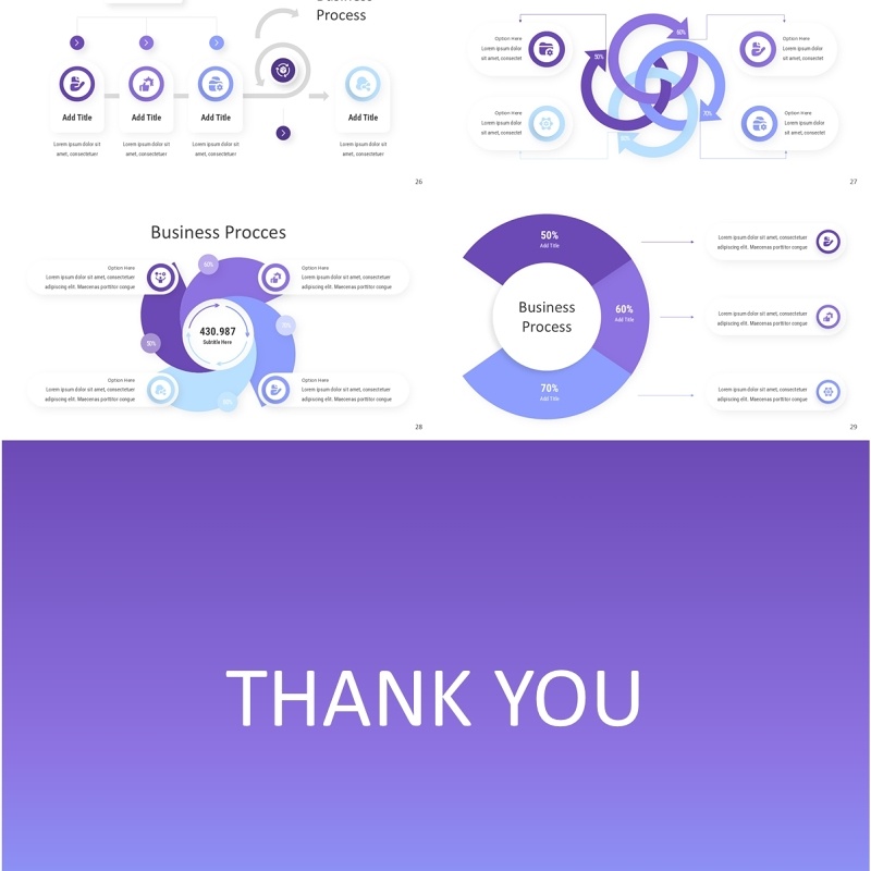 商业业务流程图PPT信息图模板business process powerpoint