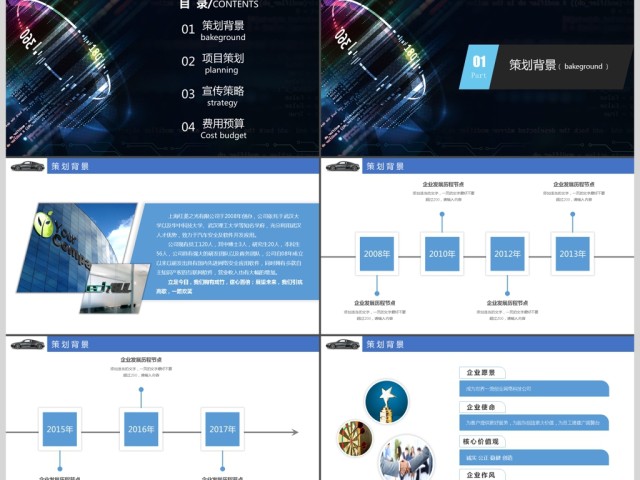 2017汽车营销方案商务通用ppt模板