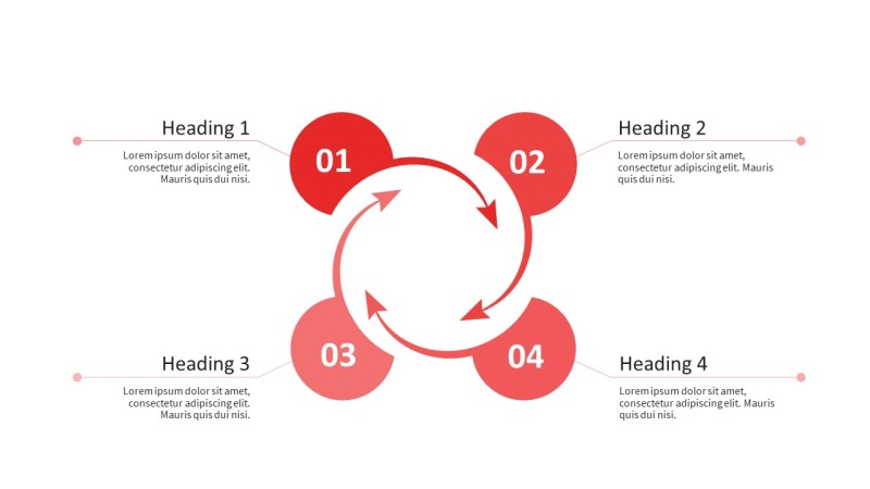 红色数据分析PPT图表-29