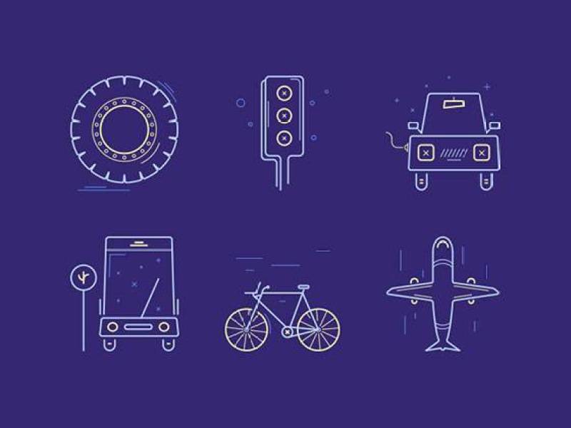 Transportation Icon Pack