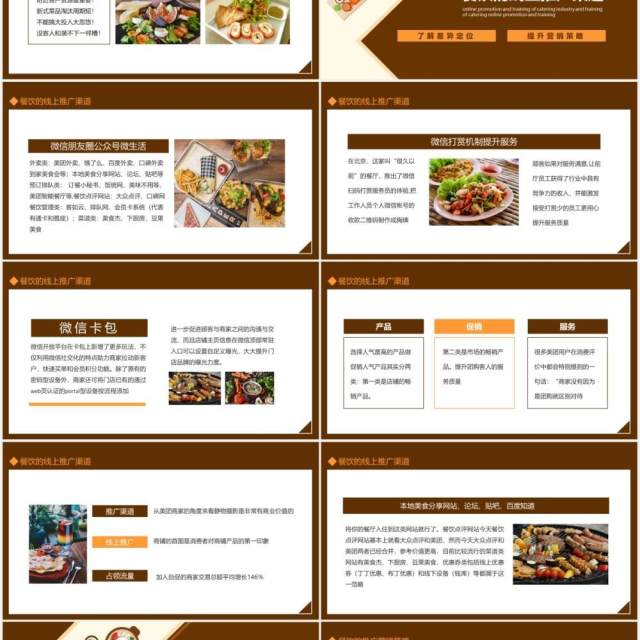 餐饮营销推广提高餐饮定位策略动态PPT模板 餐饮营销推广提高餐饮定位策略动态PPT模板