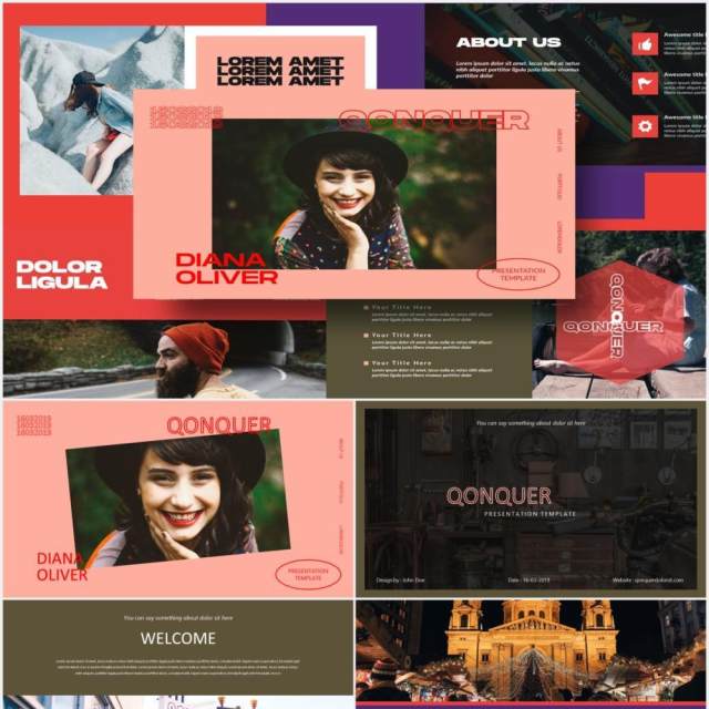 城市主题商业公司PPT模板Qonquer - Urban keynote Business Corporate 城市主题商业公司PPT模板Qonquer - Urban keynote Business Corporate