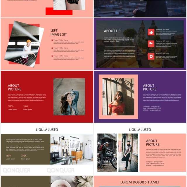 城市主题商业公司PPT模板Qonquer - Urban keynote Business Corporate 城市主题商业公司PPT模板Qonquer - Urban keynote Business Corporate