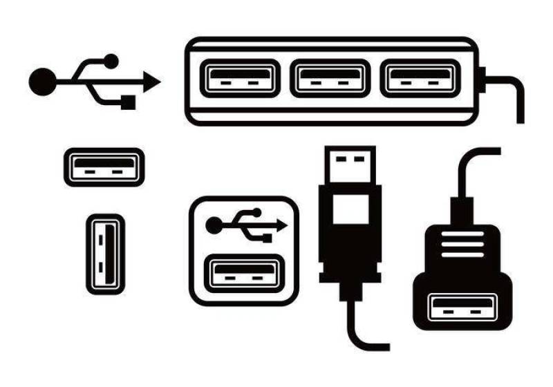 USB端口矢量包