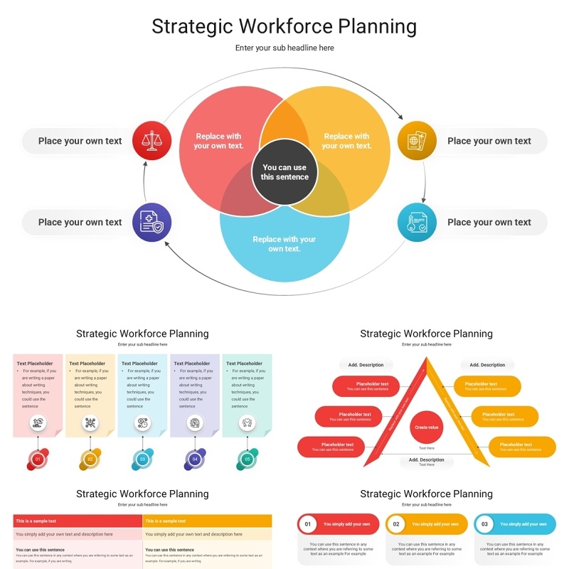 战略性劳动力规划信息图PPT模板Strategic Workforce Planning