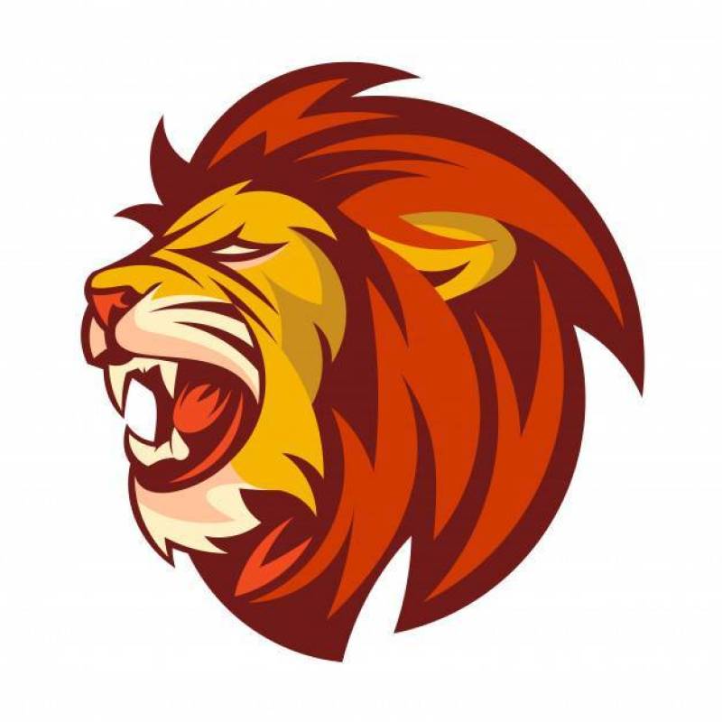 A Lion head logo