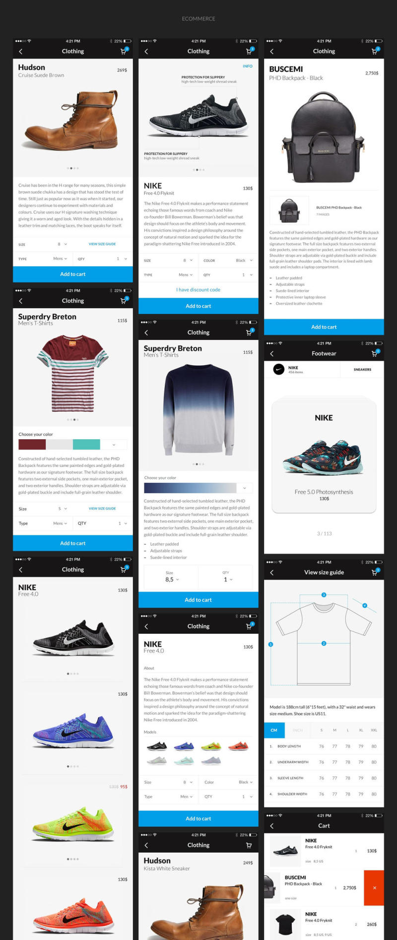 AOW用户界面套件包含145个高品质iOS 9屏幕 AOW用户界面套件包含145个高品质iOS 9屏幕