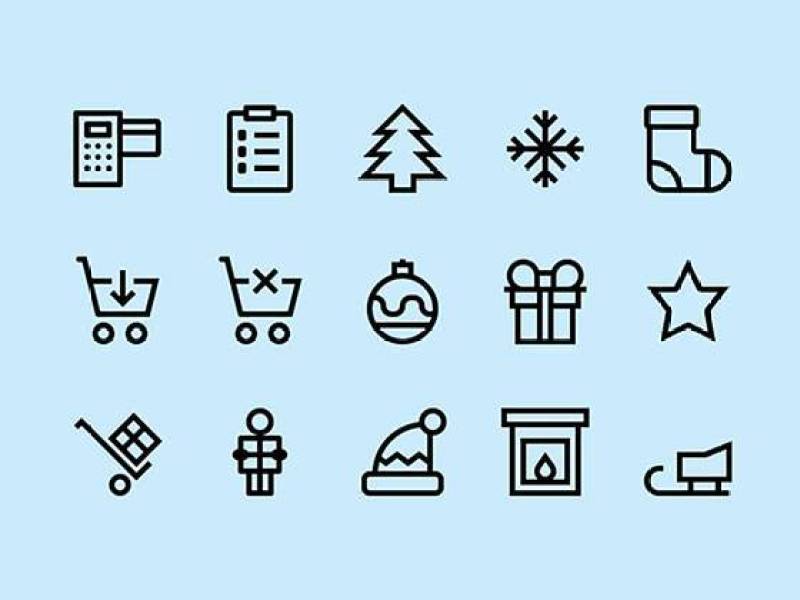 Christmas & Shopping Icons