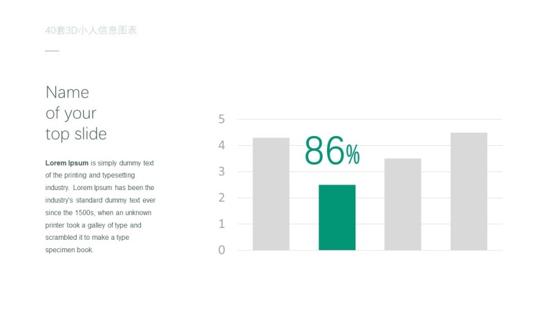 3D小人PPT信息可视化图表38