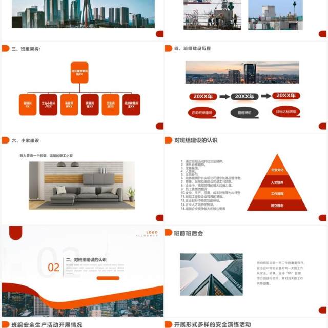 商务风防腐车间班组建设经验交流汇报PPT模板