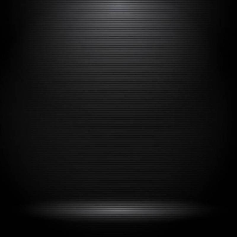 黑色工作室，配有灯光效果