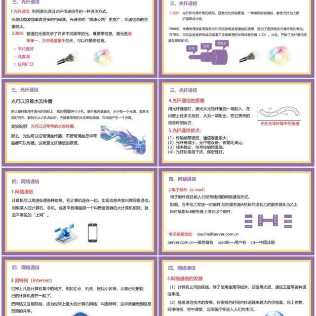 部编版九年级物理全册越来越宽的信息之路课件PPT模板