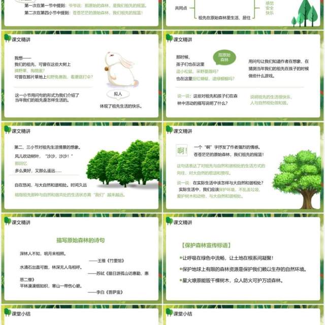 部编版二年级语文下册祖先的摇篮课件PPT模板 部编版二年级语文下册祖先的摇篮课件PPT模板