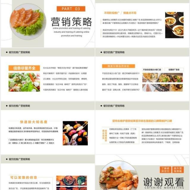 2021商务风餐饮行业营销策划通用PPT模板 2021商务风餐饮行业营销策划通用PPT模板