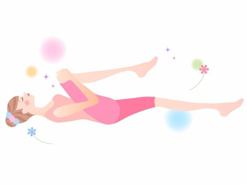 拉伸/饮食/体操/女性