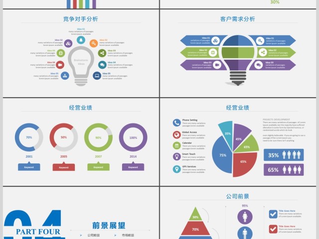 蓝色企业宣传企业简介公司简介PPT模板