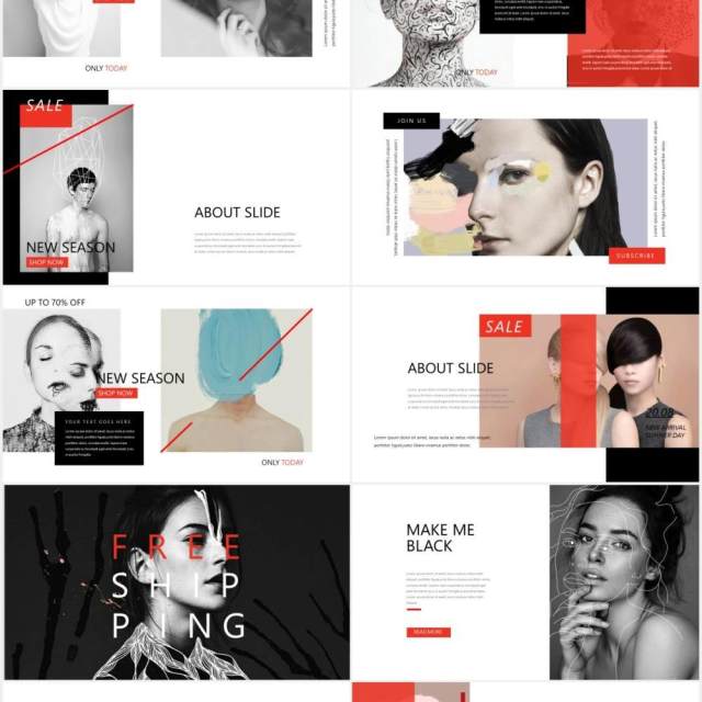 充满创意的图片作品展示PPT模板Stuff Creative Powerpoint 充满创意的图片作品展示PPT模板Stuff Creative Powerpoint